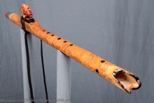Red Mallee Burl Native American Flute, , , #K20L (19)